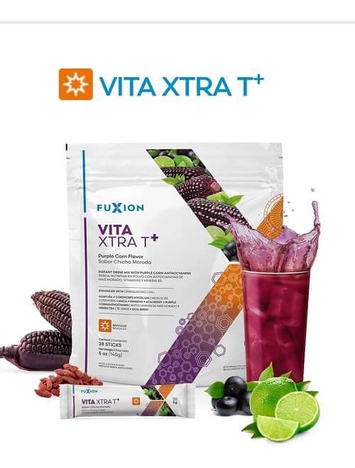 Vita Xtra T+ Fuxion + Vitalidad Cada Día