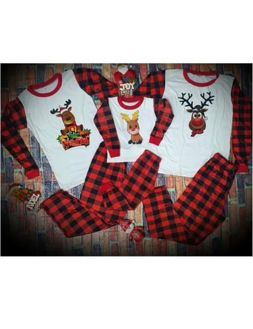 Pijama Navidad Reno Café Navidad Familiar