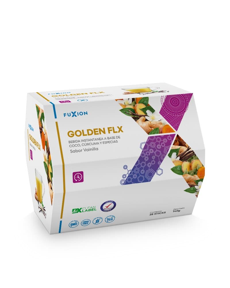 Golden FLX Fuxion: Cúrcuma y Jengibre
