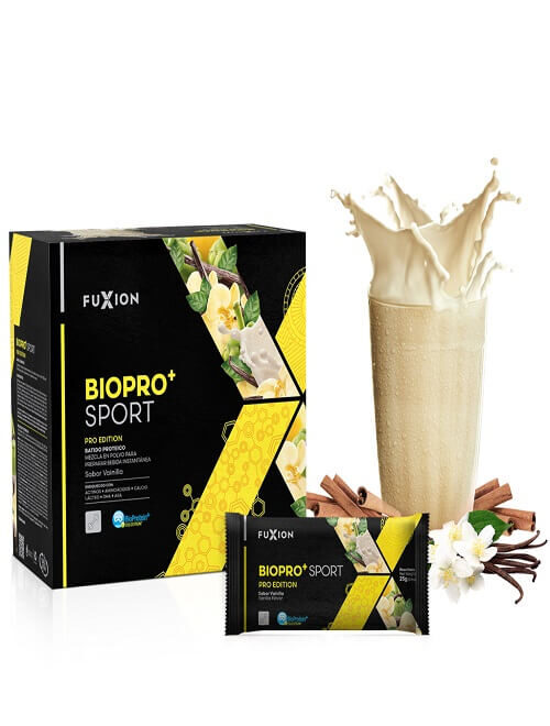 Batido proteico con 100% de biodisponibilidad, creado por FuXion para el incremento de la masa muscular y mejorar el rendimiento deportivo de alto desempeño.