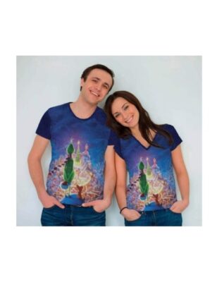 Camisa Familiar Navidad Pareja Azul Marketplace506